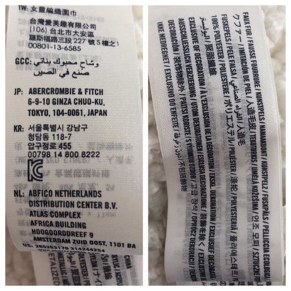 ABERCROMBIE KIDS Infinity Scarf Pink Sherpa OS - Picture 3 of 7